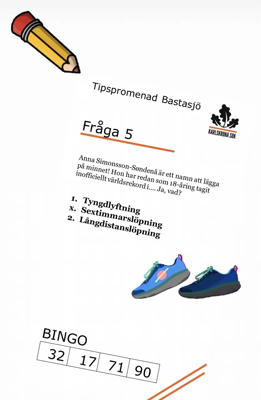 Tipspromenaden startar igen 21 januari!
