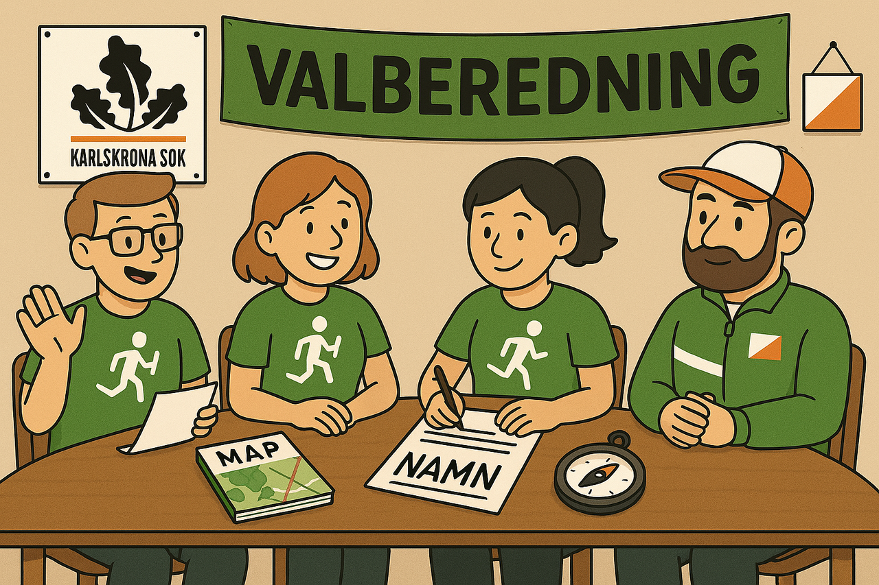 AI-genererad exempelbild på klubbens valberedning....
