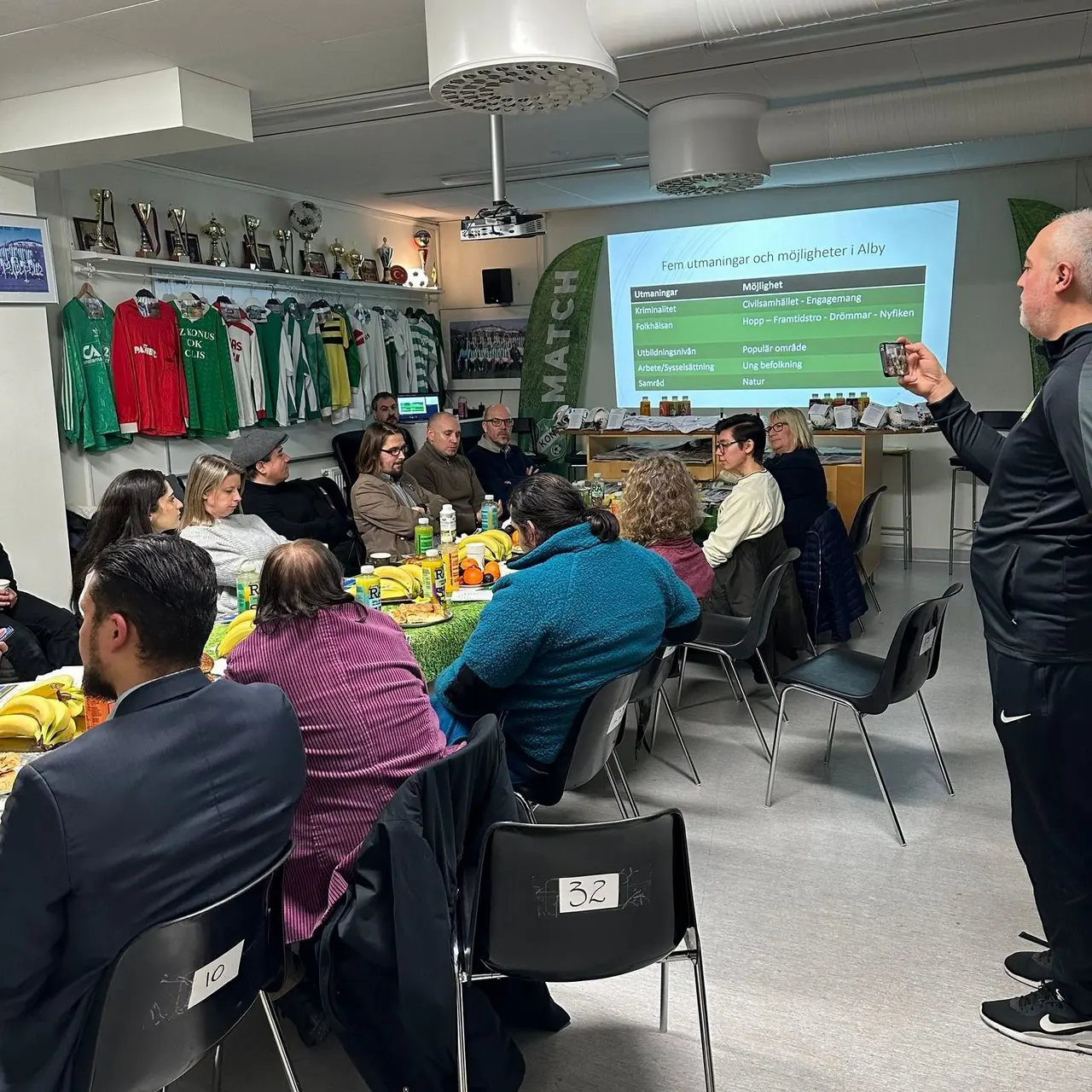 Politiker besöker Konyaspor och vi presenterar vår projekt om föreningshuset