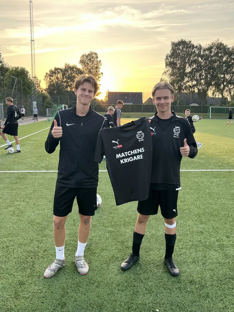 Vilmer Möller och Theo Hultin - Matchens Krigare