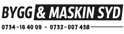 Byggmaskiner Syd