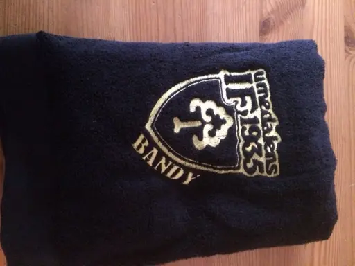 Bandyhandduk till salu.
