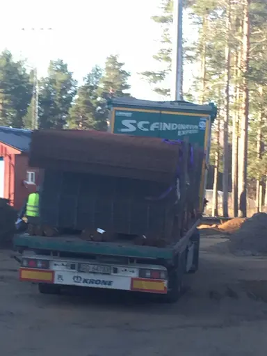 Material leverans armeringsmattor