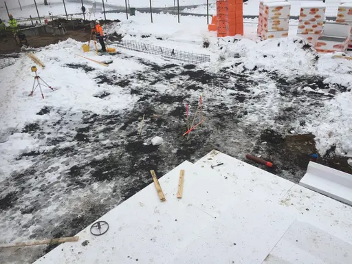 Lite tidigt med snö kan man tycka. 
