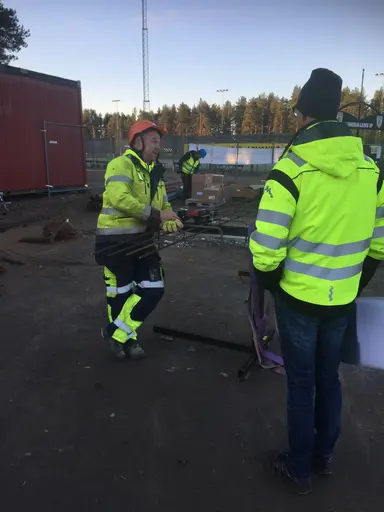 Material leverans armeringsmattor