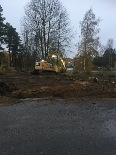 Nu ryker stubbarna, bygget startar på allvar
