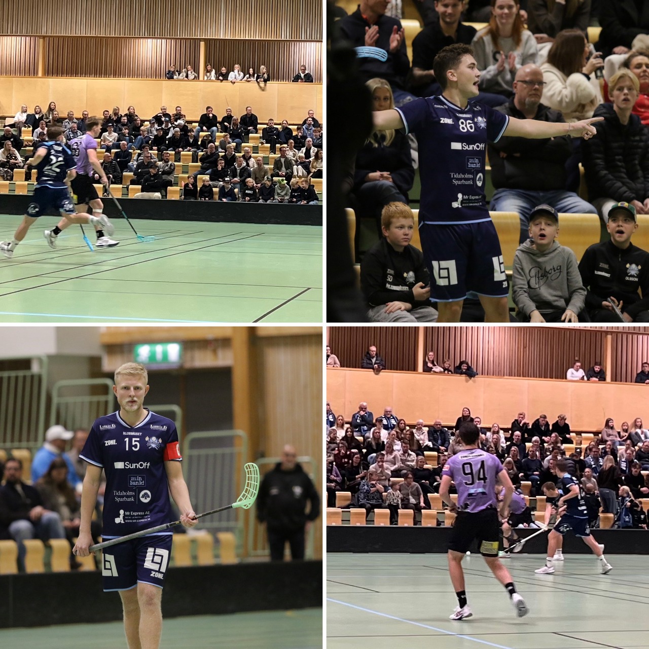 Wille Rosic Samuelsson jublar efter sitt 13 mål i serien.