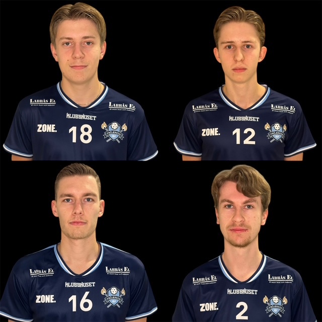 Simon, Adam, Felix och Adam redo för kommande säsong.
