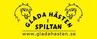 Glada hästen i spiltan