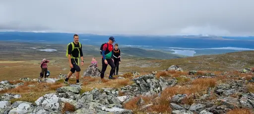Svepande utsikt från Pieljekaise-toppen - Naturupplevelse utöver det vanliga! 🏔️
