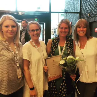 Evelina Magnusson, Anette Wilnersson, Carina Nordlander och Anne-Lee Holm