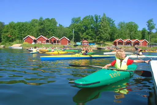 Sommarläger i Vaxholm - Sol, sommar, paddling och bad, inget kan bli bättre!