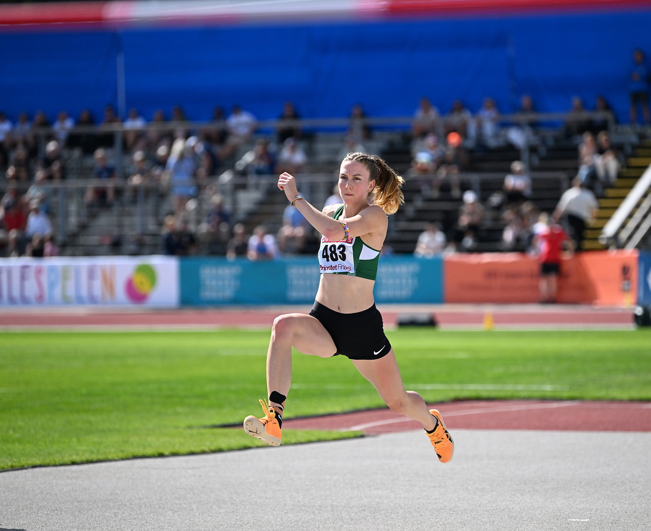 Ellen Ekholm satte i helgen nytt årsbästa i polska Opole. Foto: Deca Text & Bild.