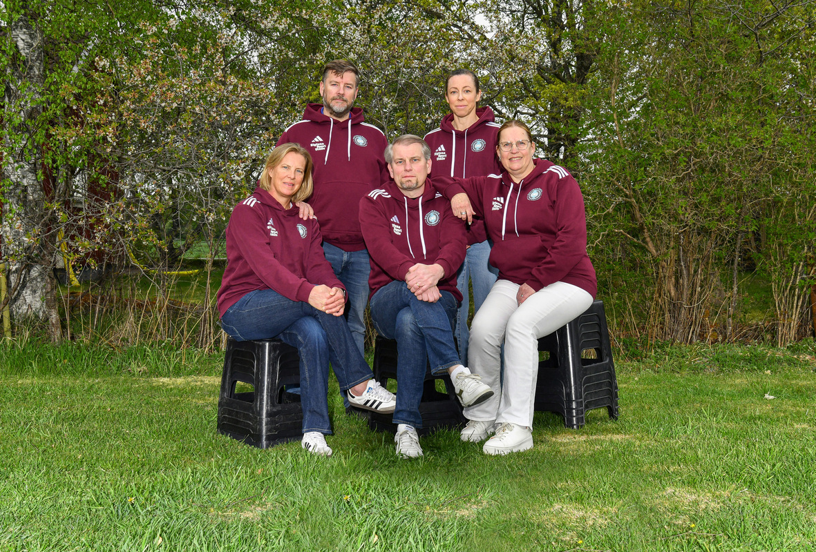 Styrelsen från vänster nedre raden: Karin Olovsson, Fredrik Pihl, Marianne Isoz Henriksson, övre raden: Mikael Odén, Zandra Eriksson
