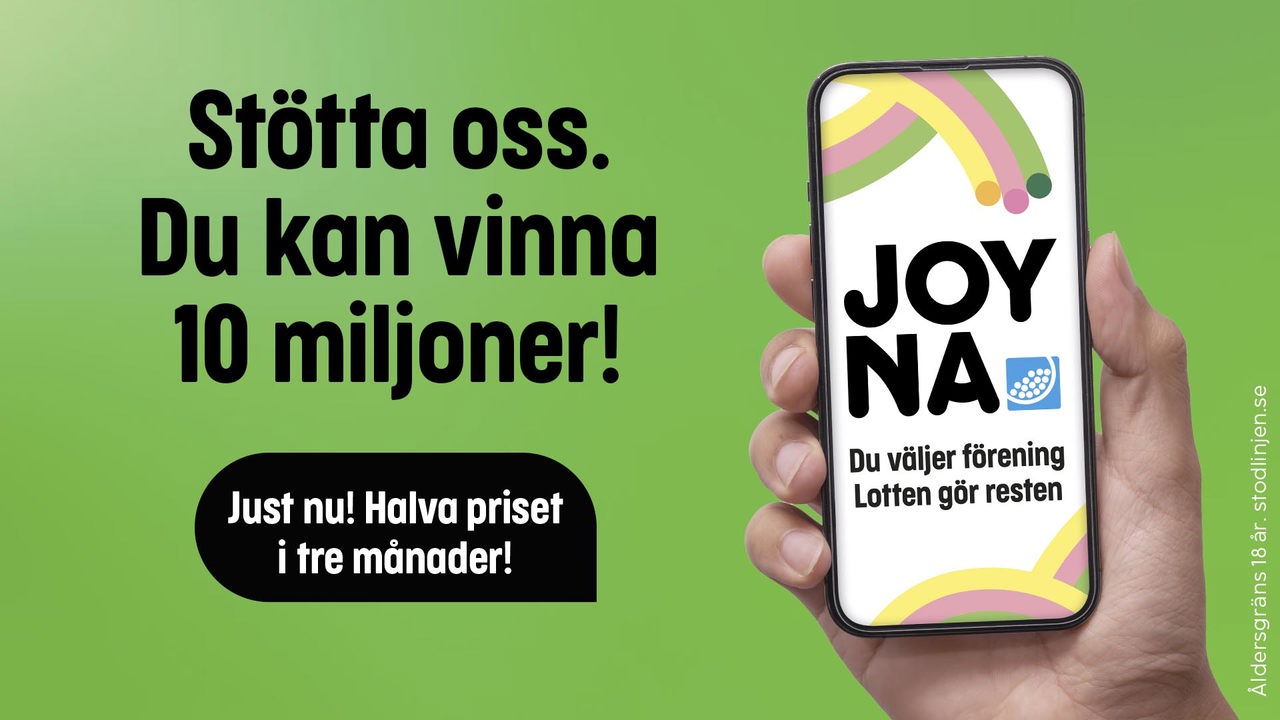 Teckna en JOYNA-prenumeration. Stötta RIK