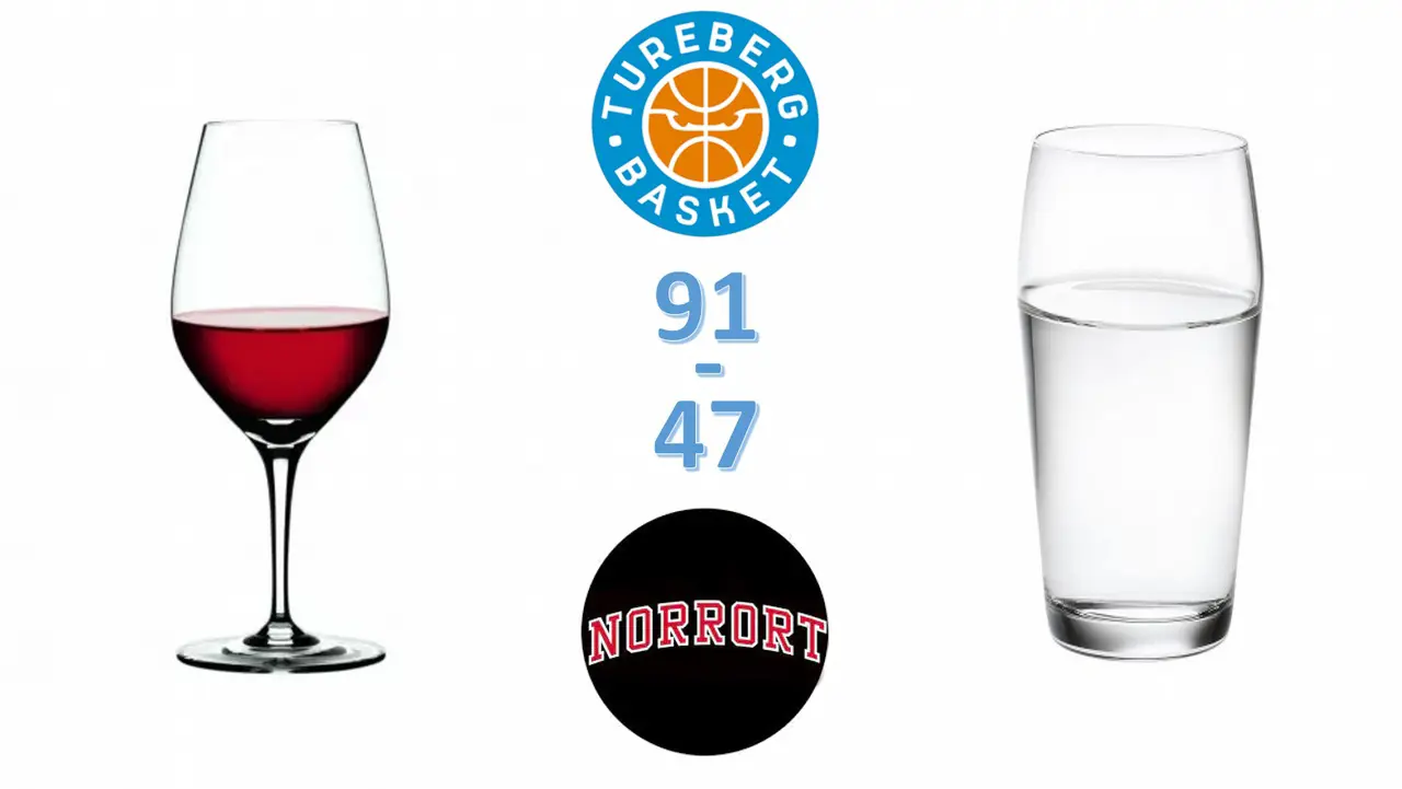 Ömsom vin, ömsom vatten när Tureberg tog emot Norrort.