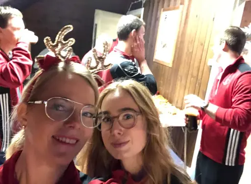 Blandade bilder från de två julfesterna
