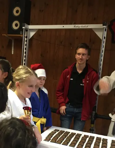 Blandade bilder från de två julfesterna