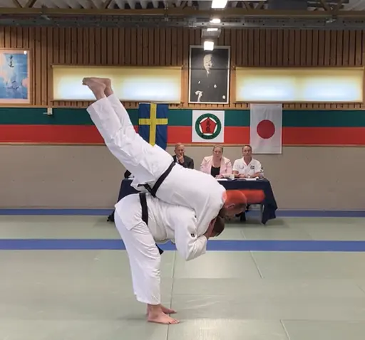 Lördagens gradering i fantastiska Frölunda JK gav klubben två nya svartabältade grader! Holger Lindström Shodan (1 Dan) Thomas Källberg Yondan (4 Dan) Bra jobbat, ihärdighet ger färdighet 🥋