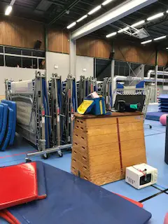 Lite bilder från byggdagen i Vilundahallen