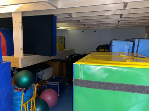 Lite bilder från byggdagen i Vilundahallen