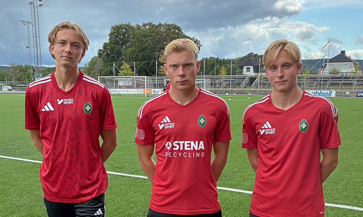 Från vänster: Ludvig Sundberg, Isac Joelsson och Ragnar Pettersson