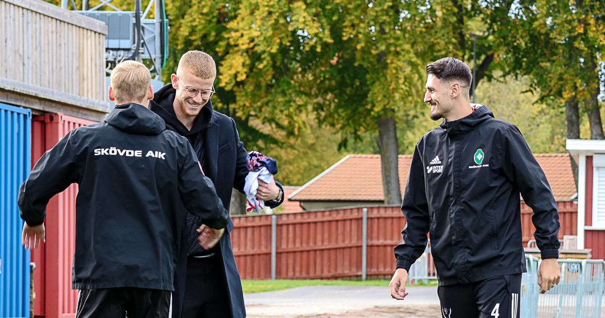 Oscar, Daniel och Aldin.