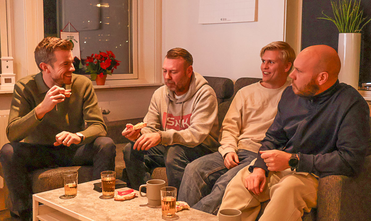 Joel Tivemo Ekström, Roberth Jacobsson, William Åkerstedt och Benny Banarp.
