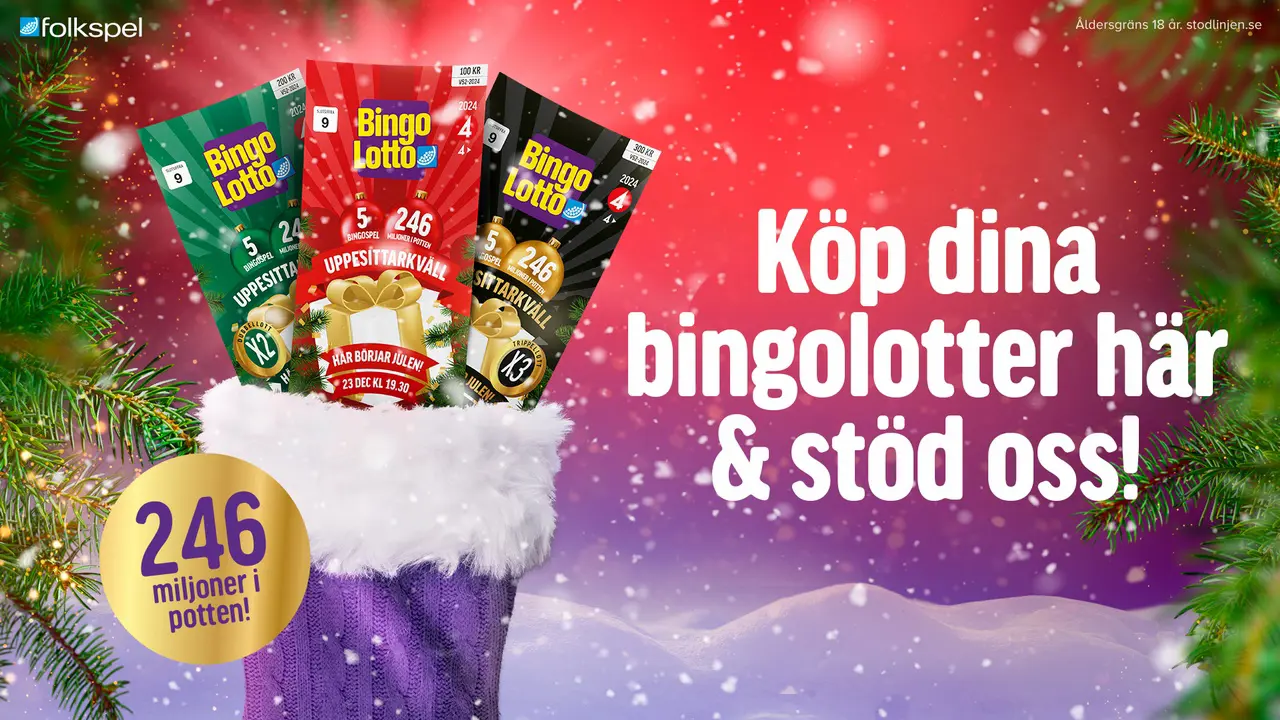 Bingolotter och Bingolottos Julkalender!