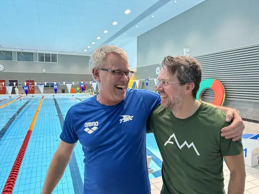 Medley, A,B och C tillsammans med guldet efter en mixad stafett.