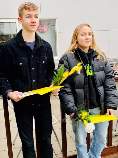 William Olsson, Oskar Lindahl och Saga Lundbäck