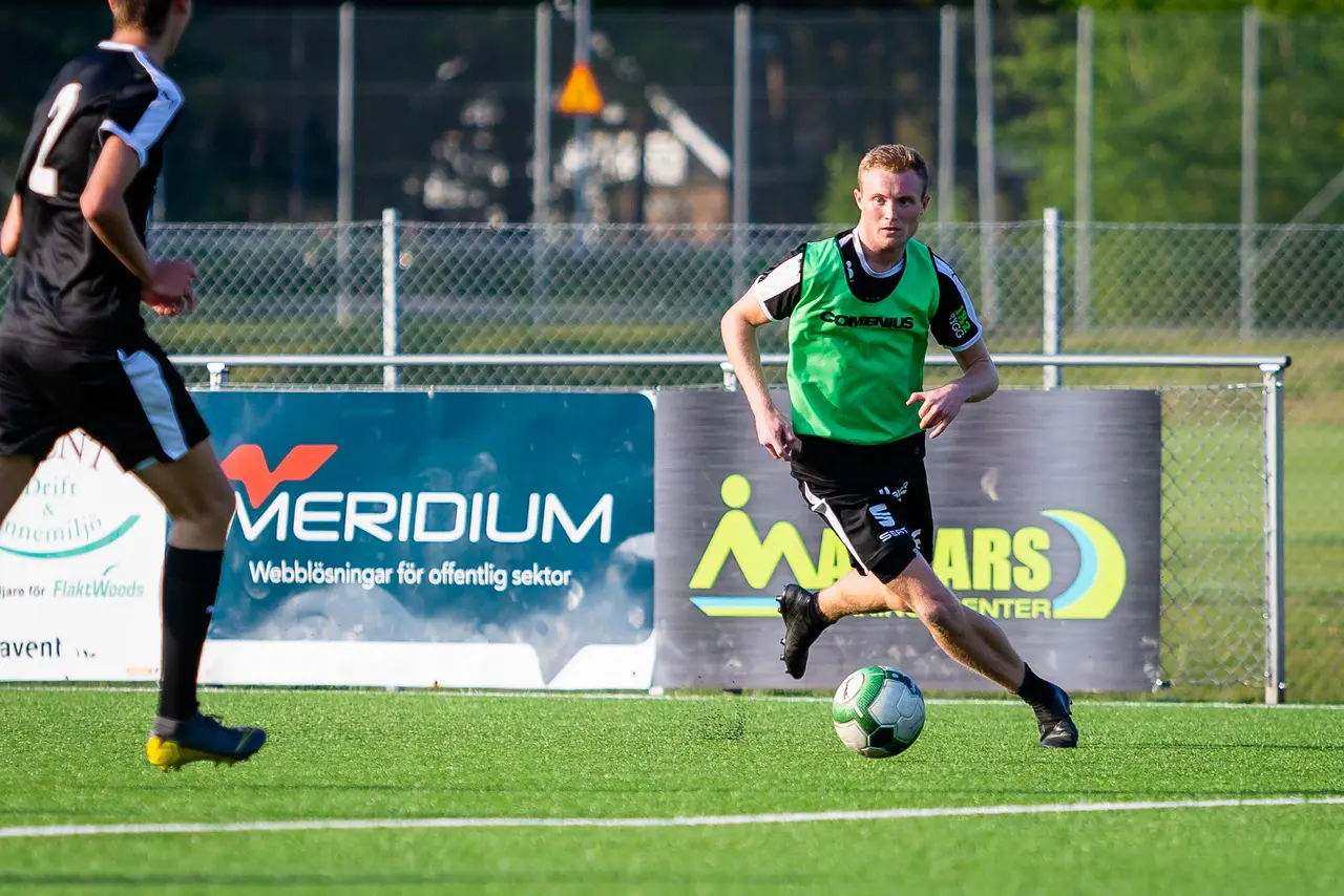 Målskytten till 1-1, Felix Troedsson Lanzinger