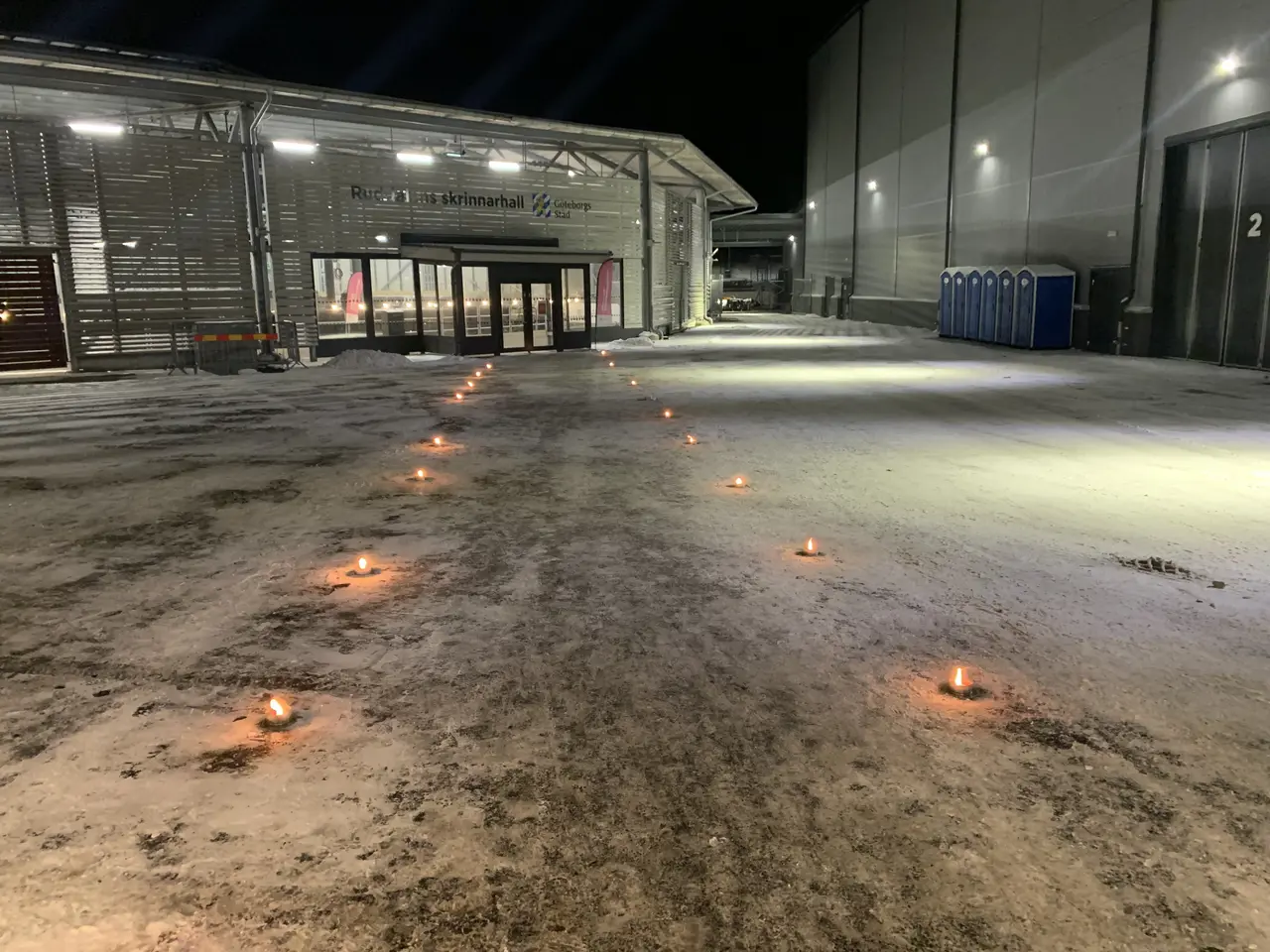 Vägen till skrinnarhallen