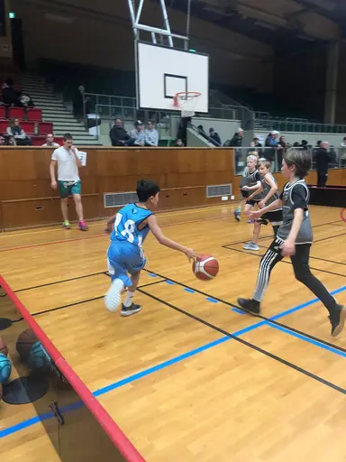 In action