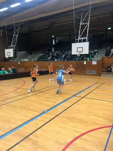 In action
