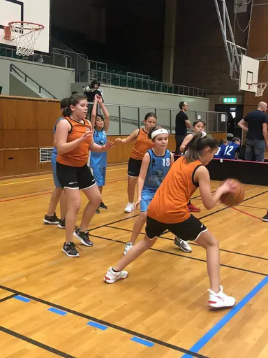 In action