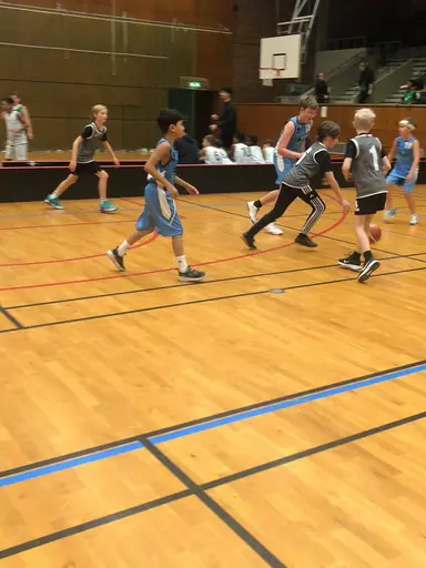 In action