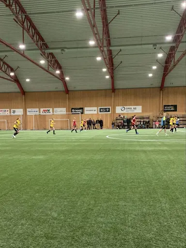 Full fart i Barken Arena (Fotbollshall) 