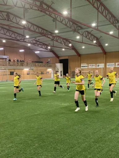 Full fart i Barken Arena (Fotbollshall) 