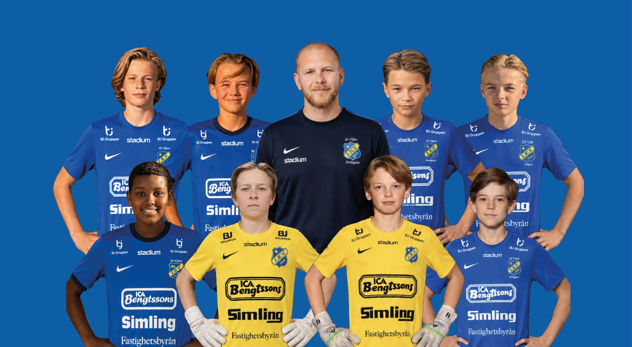 Övre raden: Bertil Andersson, Theodor Berntsen, Jhim Rask, William Peltola, Wilhelm Gustafsson. Nedre raden: Ibrahim Mohamed Abdirahman, Dylan Boman, Hjalmar Welén, Ian Welén.