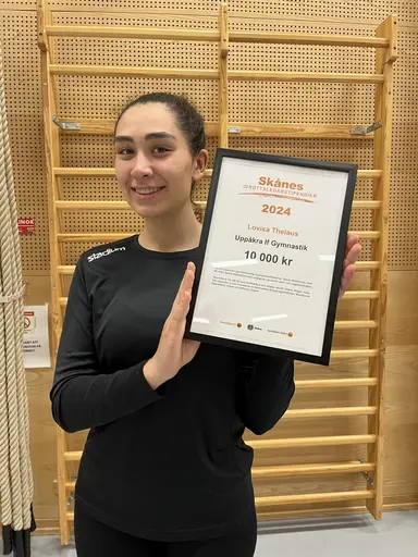 Lovisa Thelaus, 22 år, har varit ledare i föreningen i 9 år!