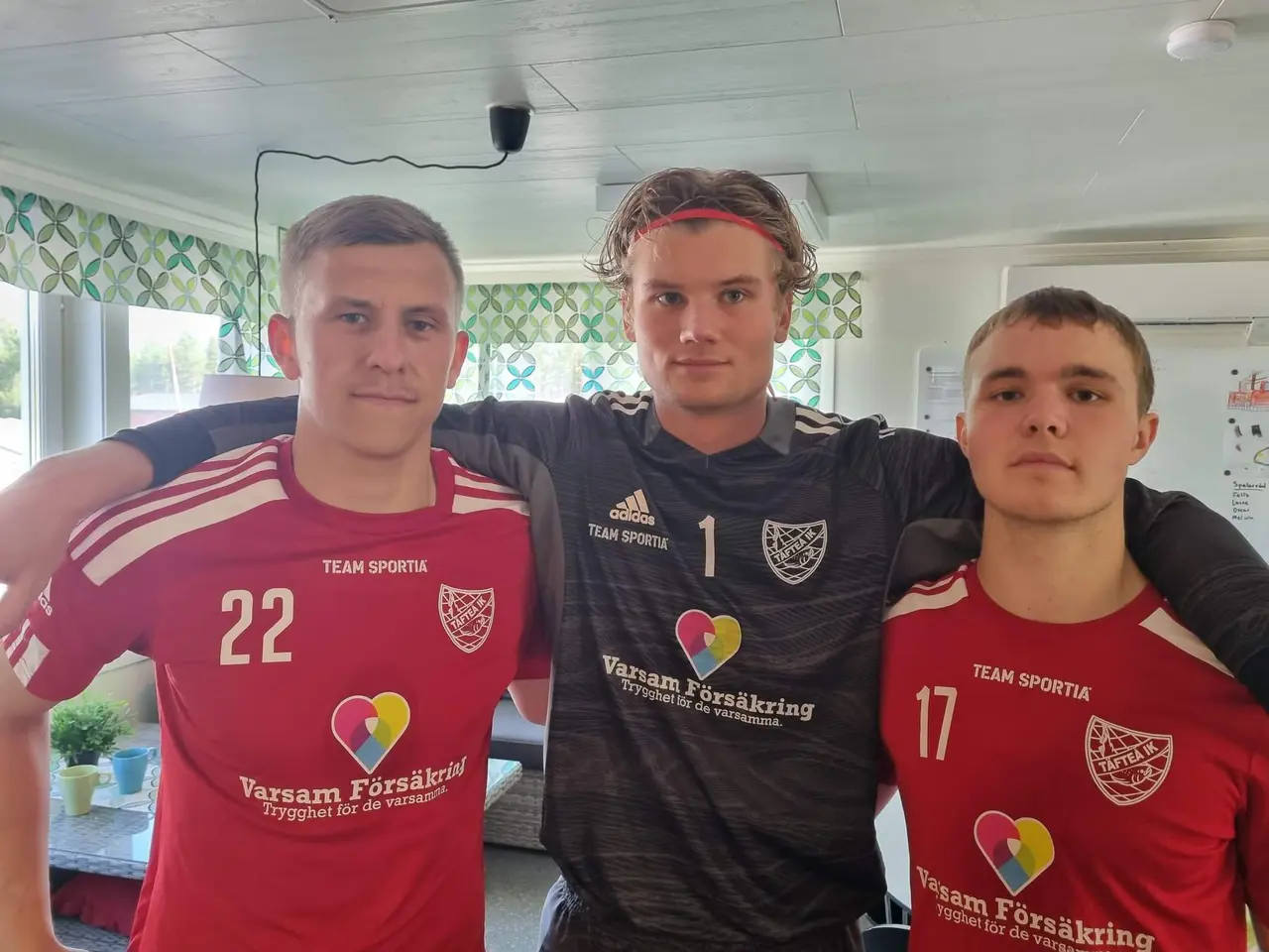 Andreas Rodin, Albin Berglund och Joel Lindgren Gysenius.
