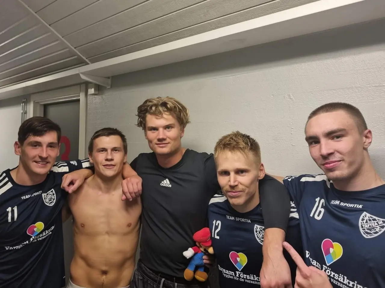 Janne, Benjamin, Albin, Lasse och Ludwig.