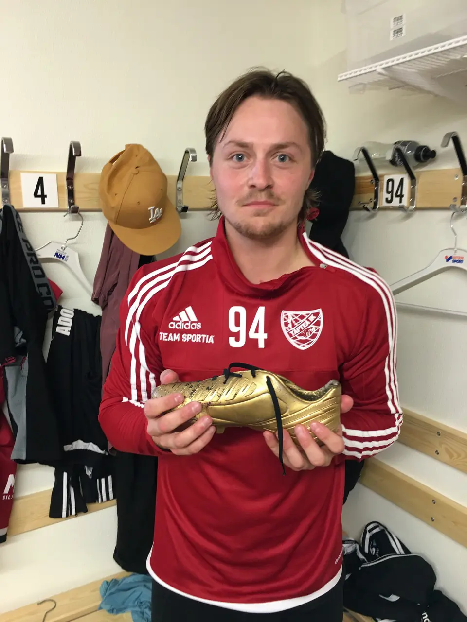 Guldskon till Fredrik Johansson