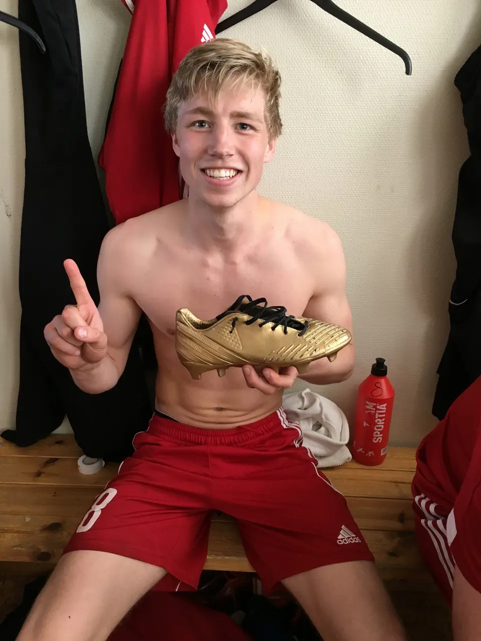 Matchens guldsko Mattias Lidberg