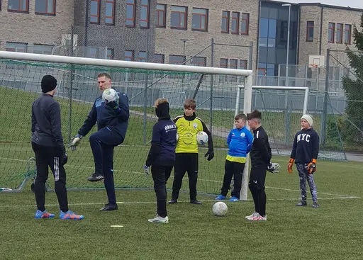 Träningsmatch mot Veberöd 0-1. Uppskattad träning för RAIFS målvakter. 