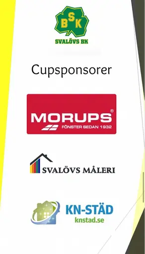 Sponsorer under Svalövs cupen 