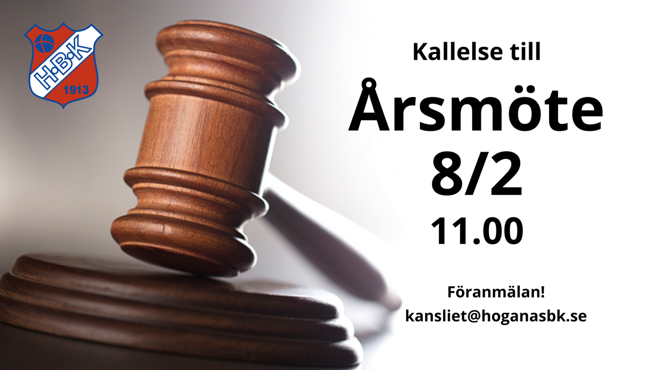 Årsmöte 8/2 kl. 11.00