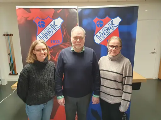 Bild nere till höger. Från vänster: Johanna Elgström, Stefan Persson, Caroline Nybacke.