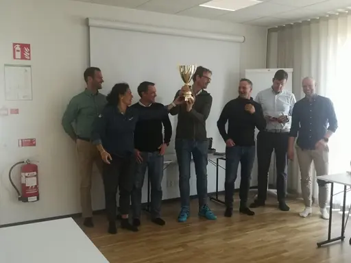 Kajsa Rinaldo berättade om framgångar i Billie Jean King Cup. Ystadgänget firar segern.
